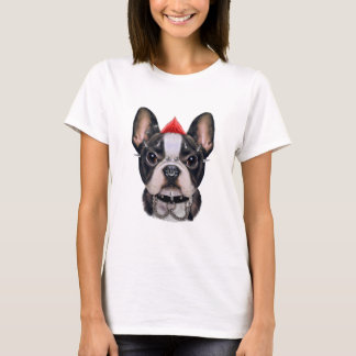 T-shirt Punk Rock Style Français Bulldog Pour Amoureux des