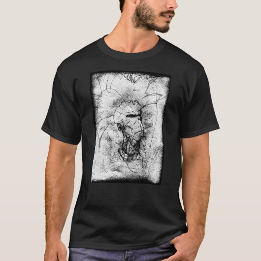 T-shirt Punk Rocker avec Mohawk (Devant)