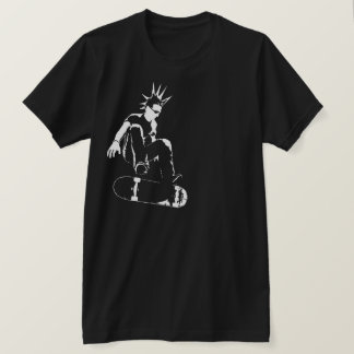 T-shirt punk skateboard