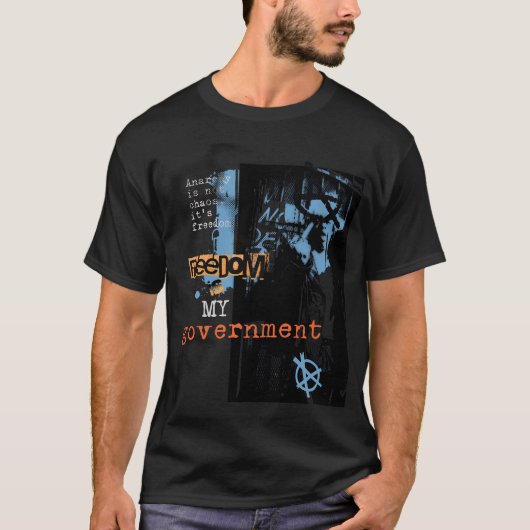 T-shirt Punk Streetwear Graphic Freedom (Devant)