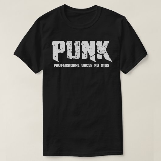 T-shirt PUNK Uncle Professionnel Pas Enfants Drôle Pour Ho (Design devant)