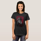 T-shirt Punk Zèbre (Devant entier)