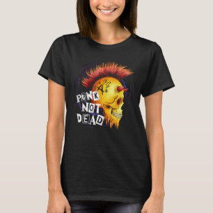 T-shirt Punks Not Dead pour fans de Punk Rock Crâne avec M
