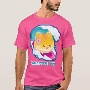 T-shirt Punny Buns mignon Surf Pun lapin ananas