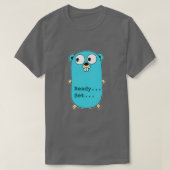 T-shirt Punny Golang (Design devant)