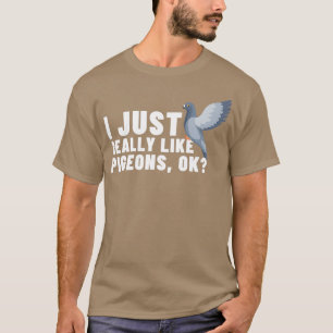 T-shirt Punny Pigeon Amateurs d'oiseaux Comical