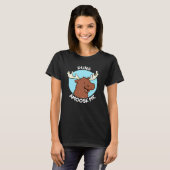 T-shirt Puns Amoose Me Drôle Moose Pun Moose Dark BG (Devant entier)
