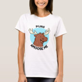 T-shirt Puns Amoose Me Drôle Moose Pun Oie (Devant)