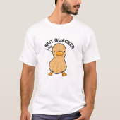 T-shirt Puns d'arachide amusants Quacker de noix (Devant)