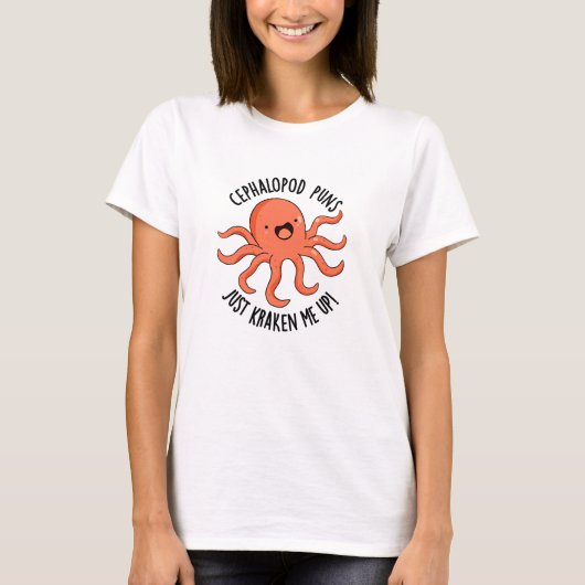 T-shirt Puns De Céphalopod Juste Me Rassembler Drôle Anima (Devant)
