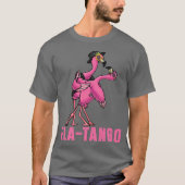 T-shirt Puns de flamant rose Slang Fla-tango Amusement Dan (Devant)