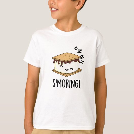 T-shirt Puns drôles de Smore Smoring (Devant)