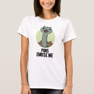 T-shirt Puns Emuse Me Drôle Emu Pun