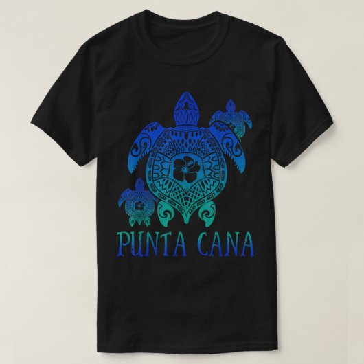 T-shirt Punta Cana 2022 Tortues Marines de la République D (Design devant)