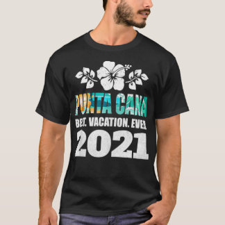 T-shirt Punta Cana Best Vacation Ever 2021 Souvenir Tank T