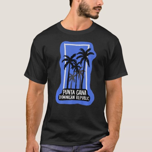 T-shirt Punta Cana City souvenir dominicain pour les femme (Devant)