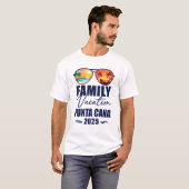 T-shirt Punta Cana Correspondant Vacances Familiales 2025  (Devant entier)