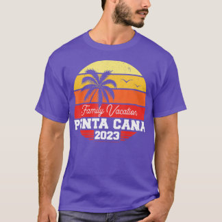 T-shirt Punta Cana Famille Vacances 2023 Matching Vacances
