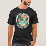 T-shirt Punta Cana République Dominicaine Badge de case<br><div class="desc">Design vectoriel Punta Cana. La région de Bávaro et Punta Cana forment ce qu'on appelle la Costa del Coco,  ou Côte des cocotiers,  une zone de luxueux complexes tout compris.</div>