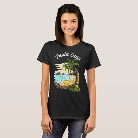 T-shirt Punta Cana vacation (Devant entier)