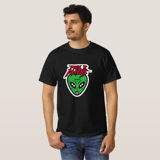 T-shirt Punx R Aliens (Devant entier)