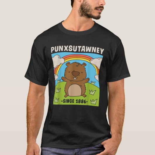 T-shirt Punxsutawney Phil Groundhog Day Since 1986 Retro 6 (Devant)