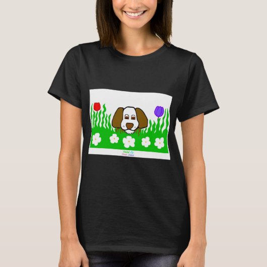 T-shirt Pup N Jouer Black Basic T Shirt femmes (Devant)