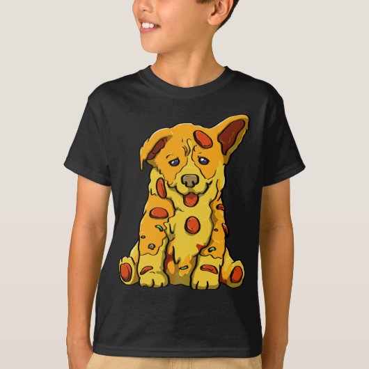 T-shirt Pupperoni Pizza Love Funny Femmes Amoureux de les  (Devant)