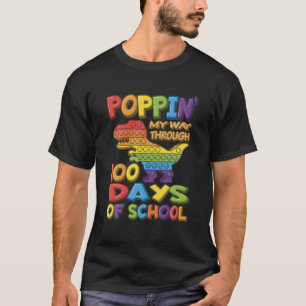 T-shirt Puppin My Way À Travers 100 Jours D'École - Pop It