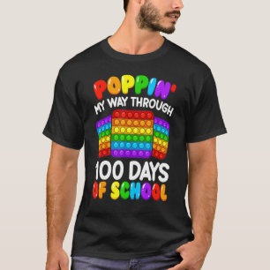 T-shirt Puppin My Way Through 100 Days 100th Day Of Schoo