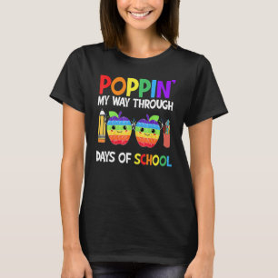 T-shirt Puppin My Way Through 100 Days 100th Day Of Schoo