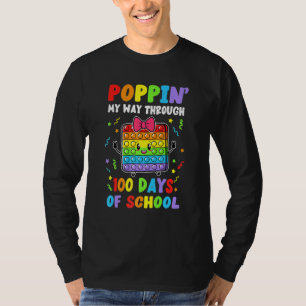 T-shirt Puppin My Way Through 100 Days Pop It 100th Day of