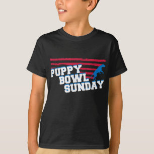 T-shirt Puppy Bowl dimanche mignon cadeau Amoureux des chi