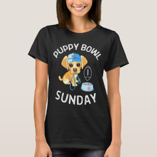 T-shirt Puppy Bowl Sunday Funny Football