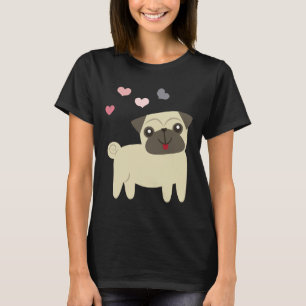T-shirt puppy mops, cadeau pour carlin, amoureux de buldog