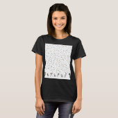 T-shirt Puppy Sketts Avec Papillons Chiffon Top (Devant entier)