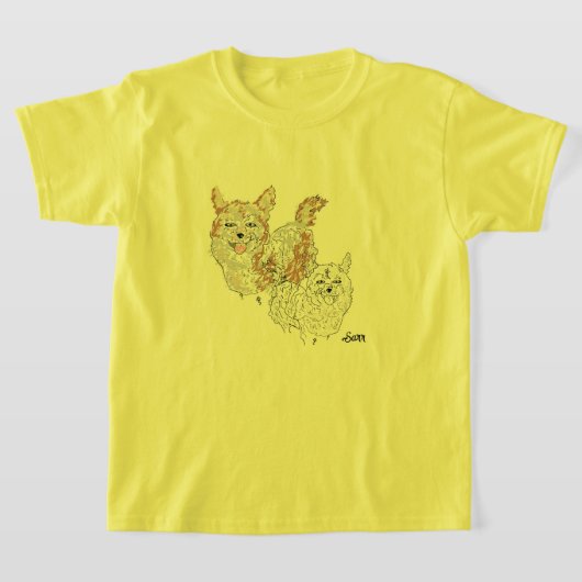 T-shirt : Pups amicaux (Poser)