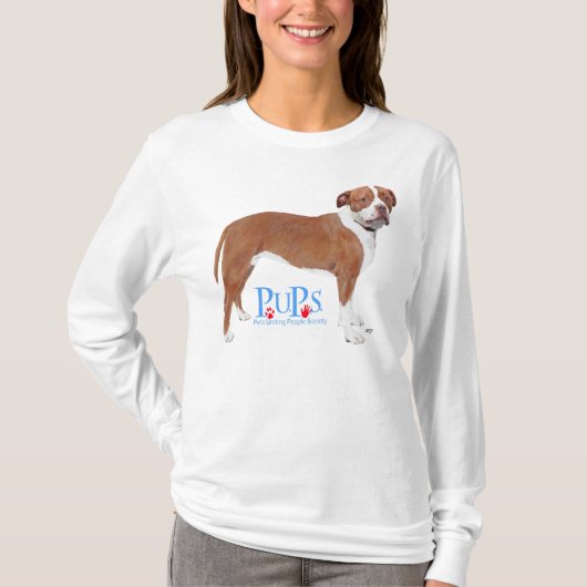 T-shirt PUPs Sauve Pit Bull (Devant)
