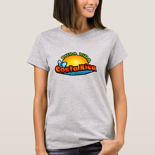 T-shirt Pura Vida Costa Rica (Devant)