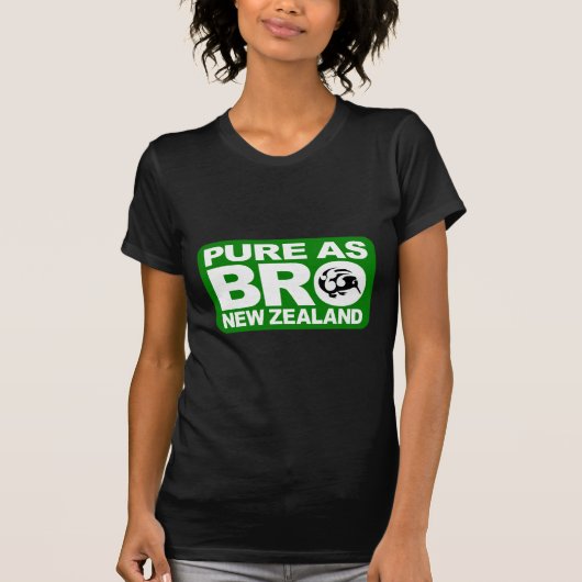 T-shirt Pure as Bro, Nouvelle-Zélande, KIWI (Devant)