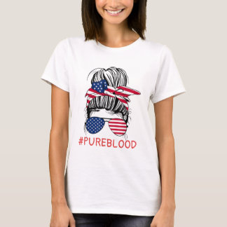 T-shirt Pure Blood Movement American Flag Pure Blood