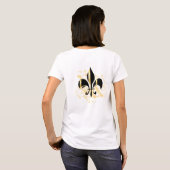 T-shirt Pure or fleur de Lis (Dos entier)