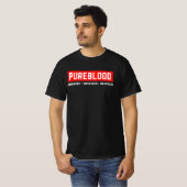 T-shirt Pureblood non masqué sans peur (Devant entier)