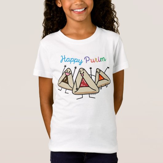T-Shirt Purim hamantaschen la pâtisserie Sameach Oznei (Devant)