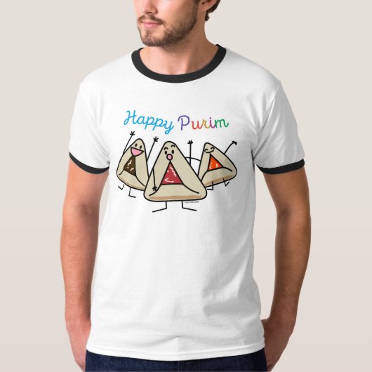 T-shirt Purim hamantaschen la pâtisserie Sameach Oznei (Devant)