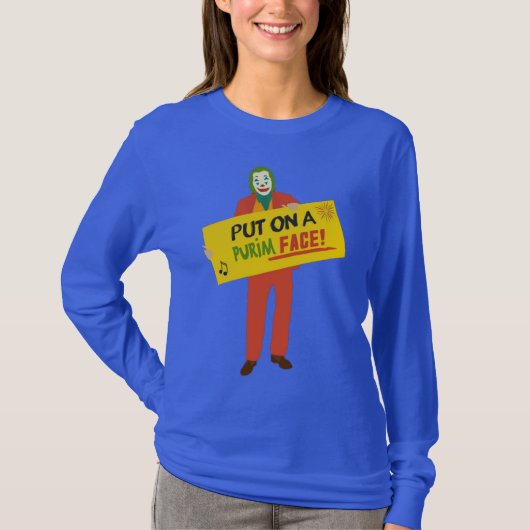 T-shirt Purim Joker (Devant)