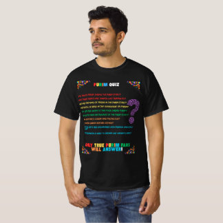 T-shirt Purim Quiz - Testez Votre Connaissance De Ce Juif