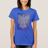 T-shirt Purple Angel (Image sur le devant) (Devant)