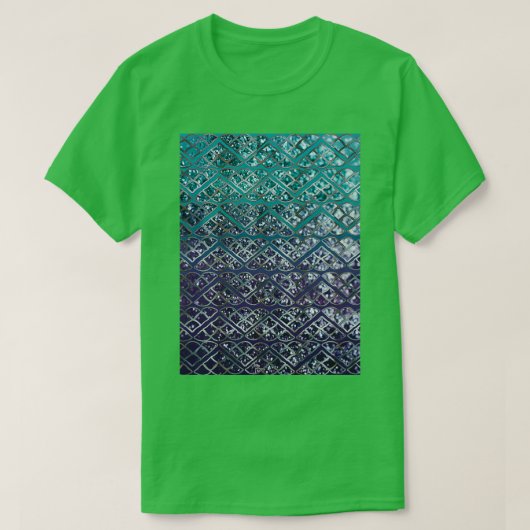 T-shirt Purple Aqua MERMAID Parties scintillant Scales Dre (Design devant)