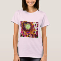 Purple Dahlia abstract original flower art